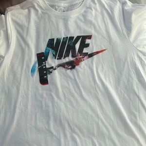 white nike shirt new